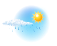 Небольшая облачность,
возможен мелкий дождь