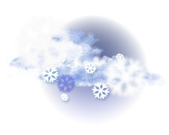 Сплошная облачность,
сильный снег